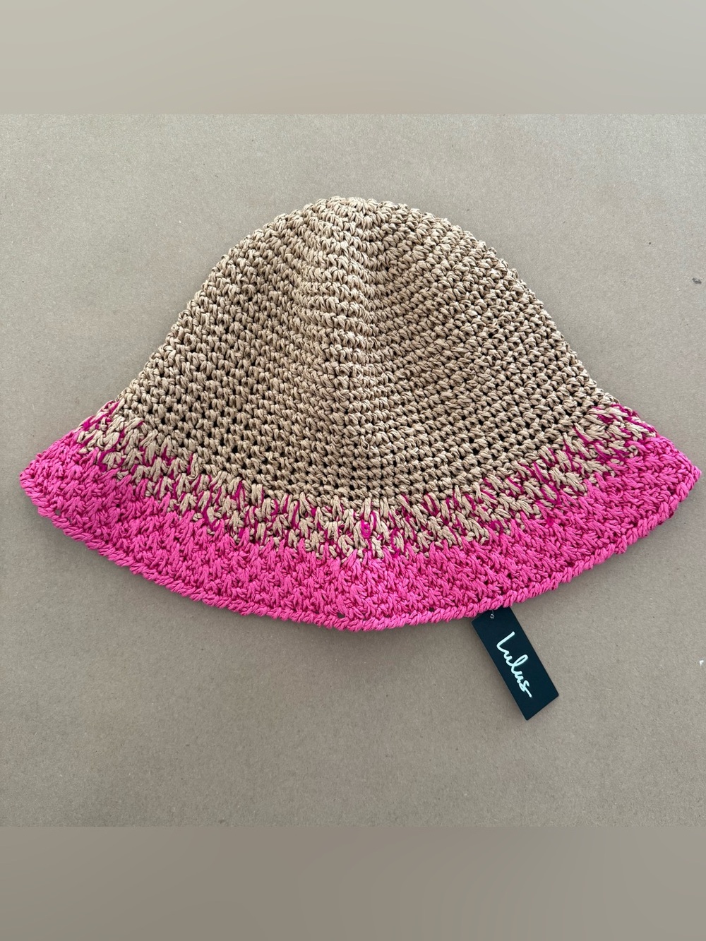 Lulu's Crochet Straw Bucket Hat